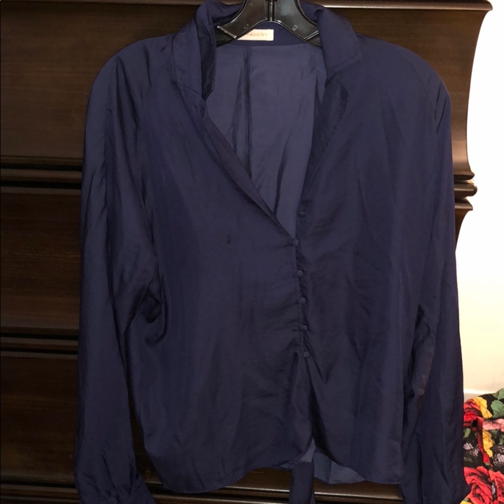 Navy Blouse - image 1